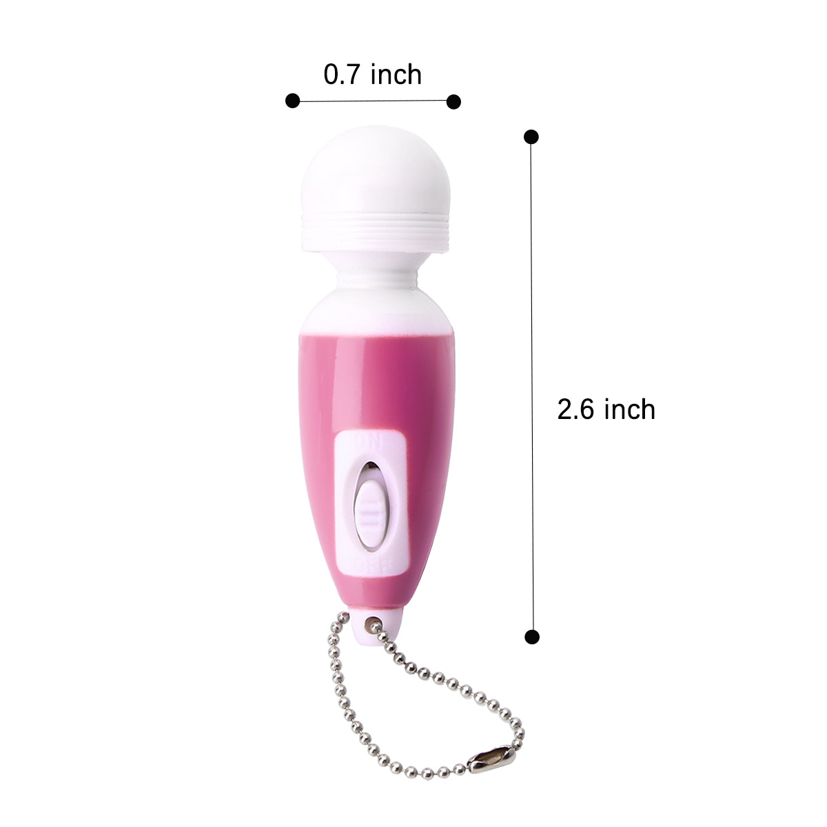 Magic Wand Mini Vibrador Chaveiro Miss Collection