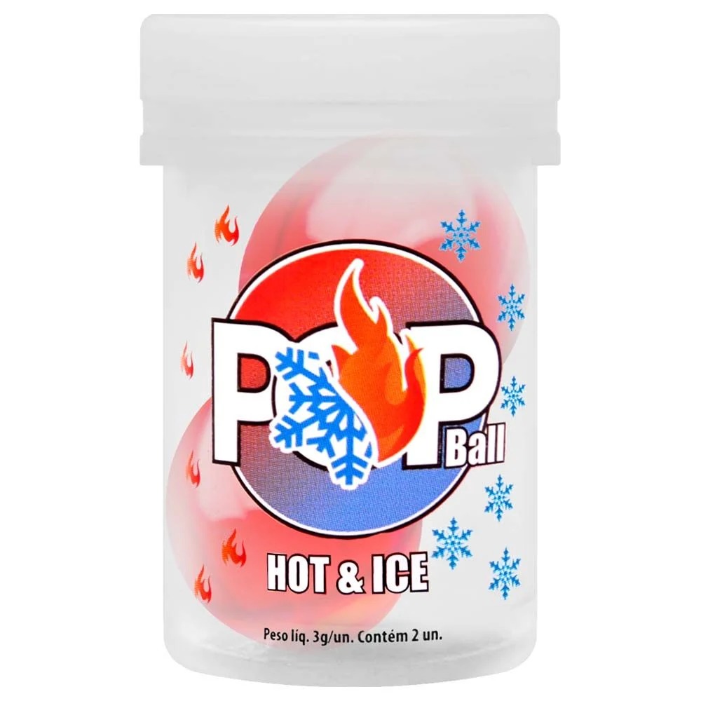 Pop Ball Bolinha Lubrificante Hot i ice