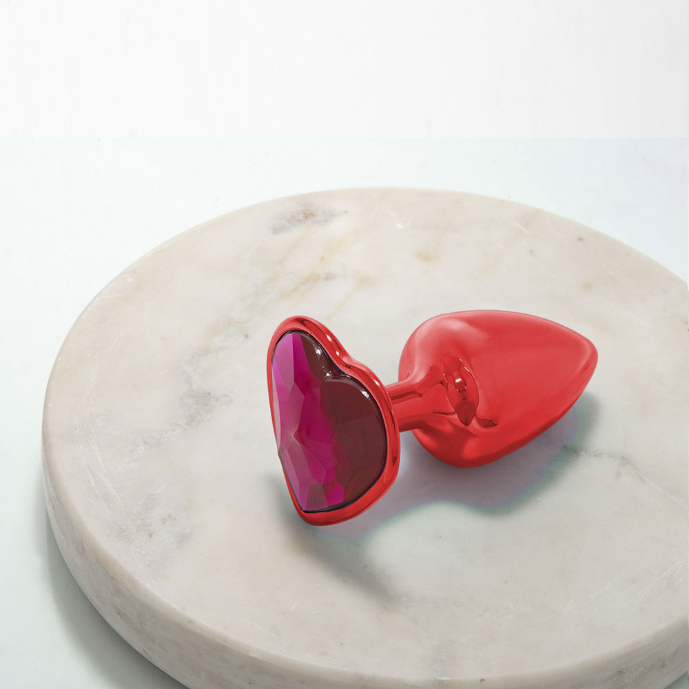 Plug-Anal-Coração-em-Metal-Hard-Vermelho