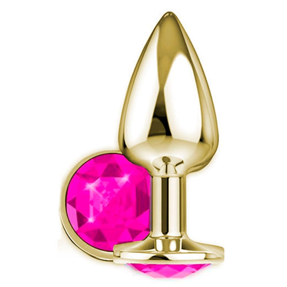 Plug Anal Dourado Diamond 7 x 2,8 cm Delicious – Loja Mistisexy