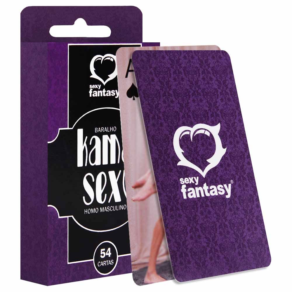 Baralho Kama Sexy Masculino Com Cartas Sexy Fantasy Loja Mistisexy