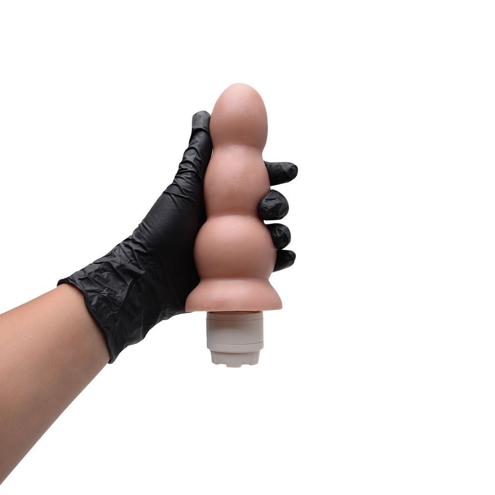 Plug Anal Escalonado Macio Com Vibradror 16 x 4,5cm (3)