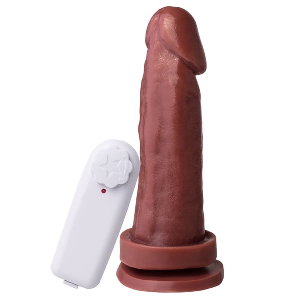 Pênis de Borracha Vibrador Externo Ventosa 17 X 4cm - Soulsex (3)