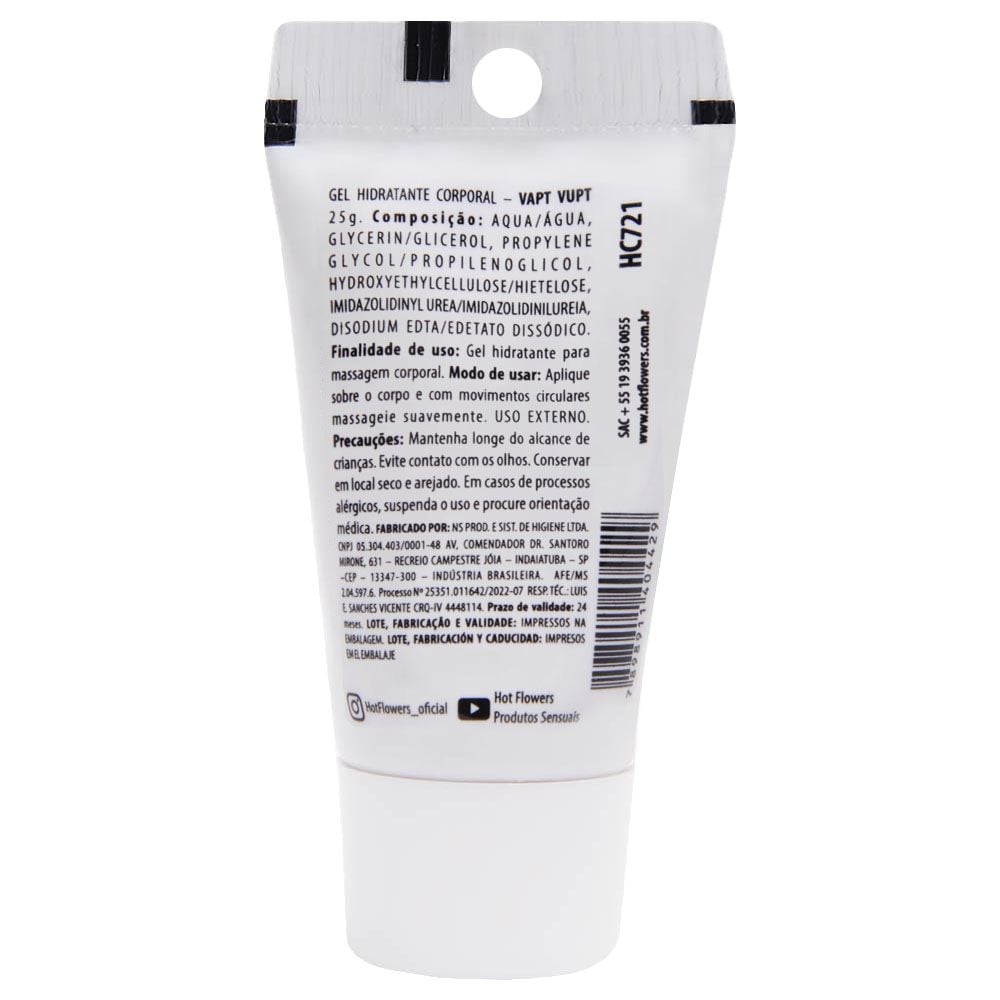 Vapt Vupt Gel Base De Água 25G Vem Transar 2