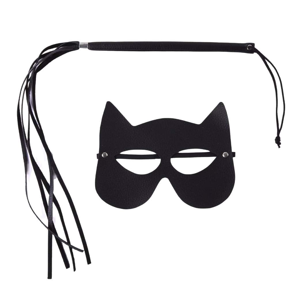 Kit Mulher Gato Com Chicote Fino De Franja 1