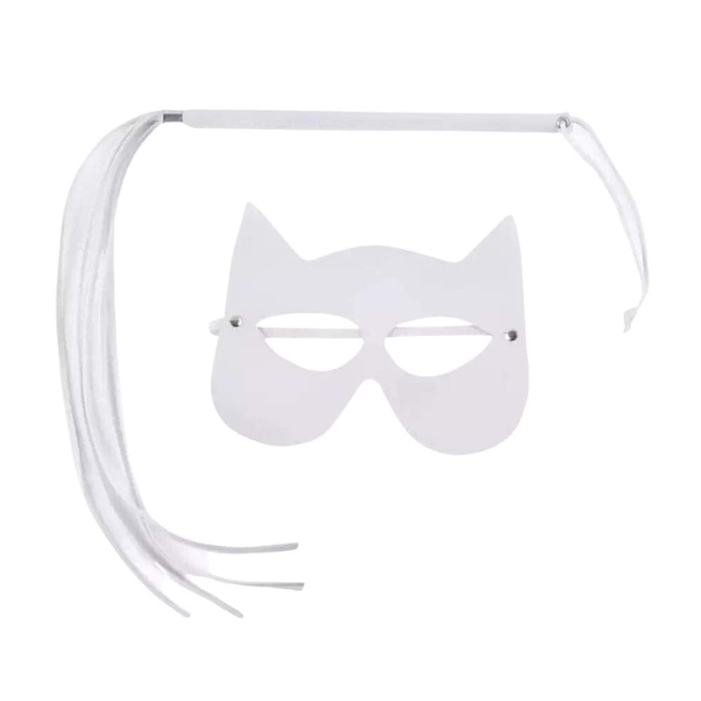 Kit Mulher Gato Com Chicote Fino De Franja