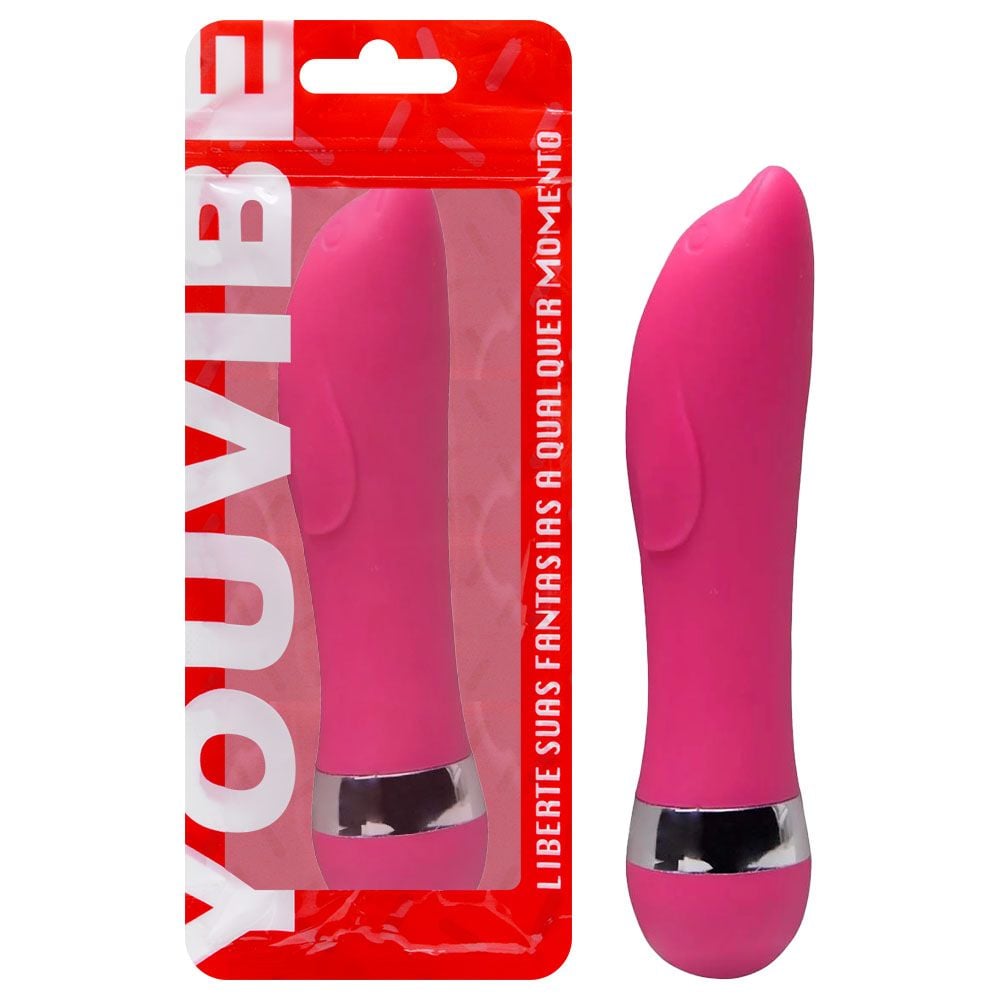 Vibrador Ponto G Aveludado Com 11,5 X 2,5cm Vipmix (3)