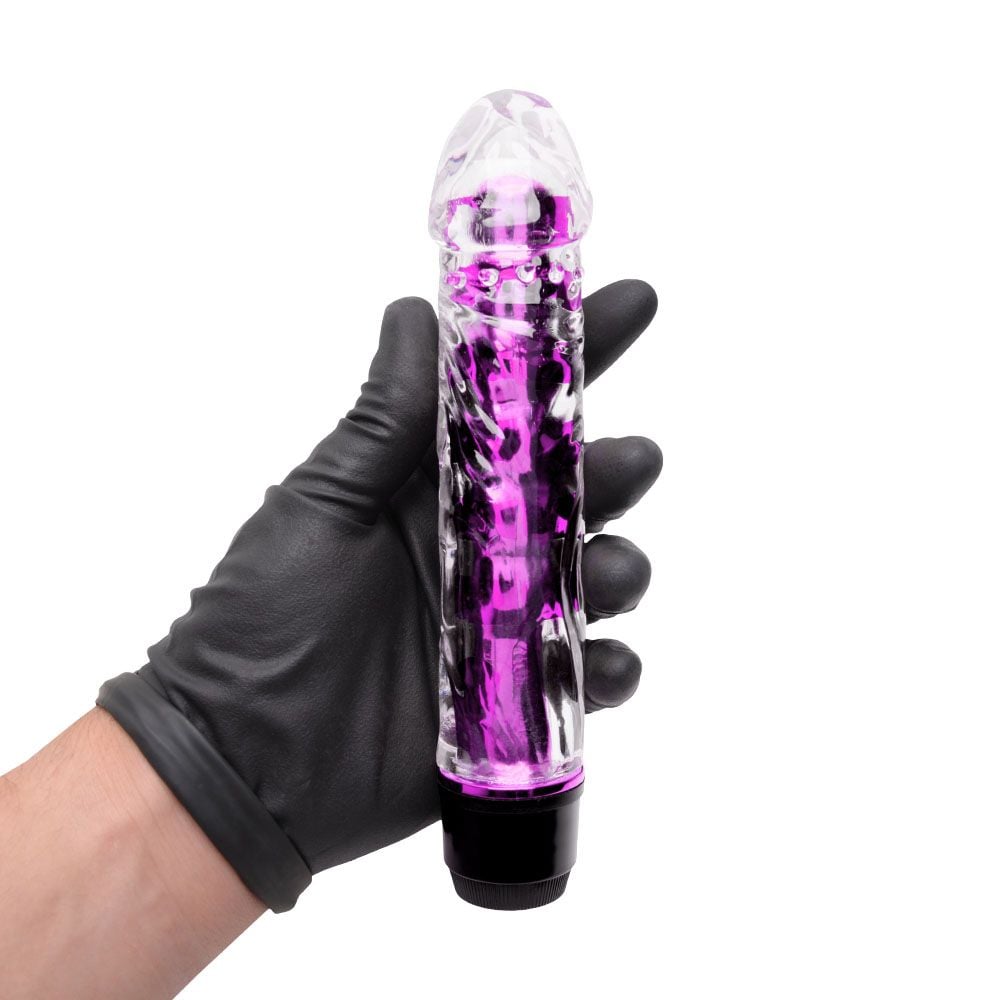 Vibrador Personal Com Capa Silicone Em Formato De Pênis (10)