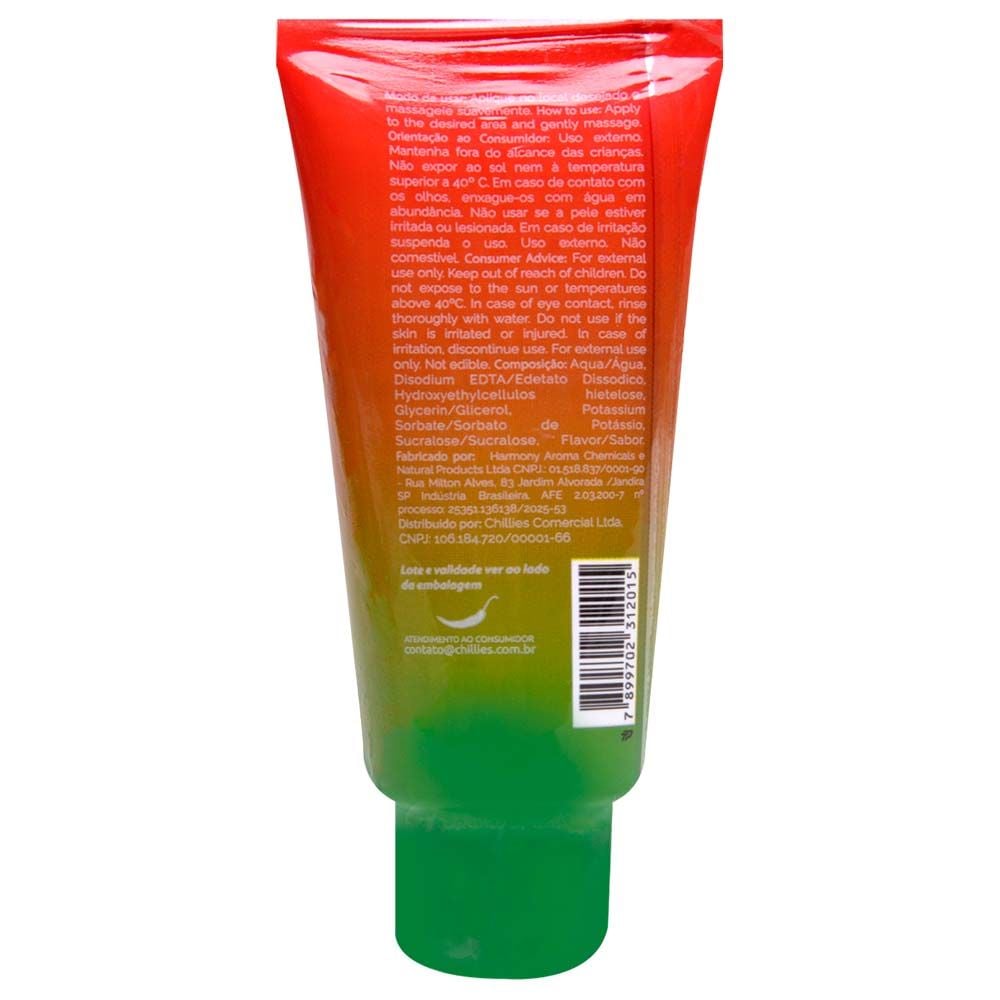 Fácil Lub Aromático Gel Corporal 60G Chillies Melancia Verso