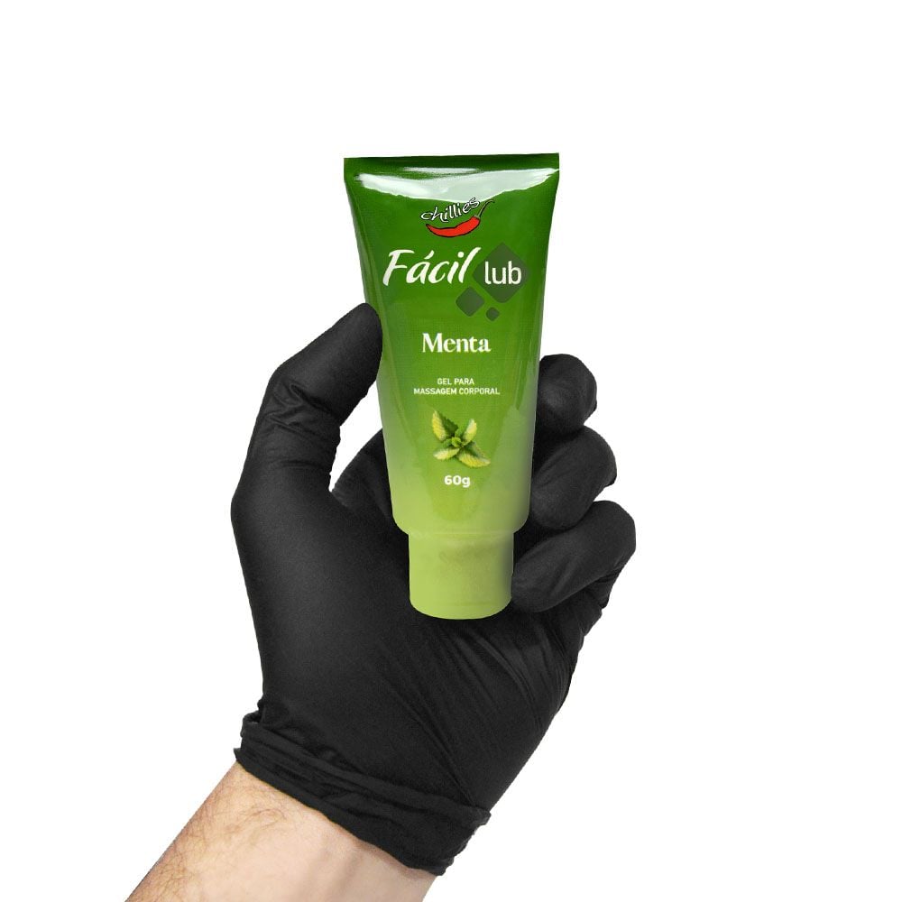 Fácil Lub Aromático Gel Corporal 60G Chillies Menta Mão