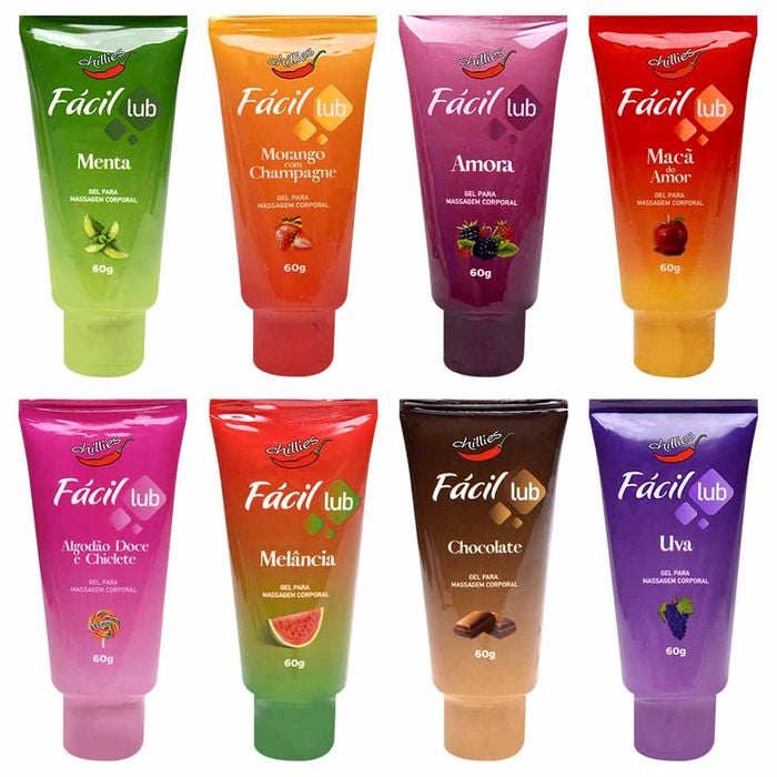 Fácil Lub Aromático Gel Corporal 60G Chillies