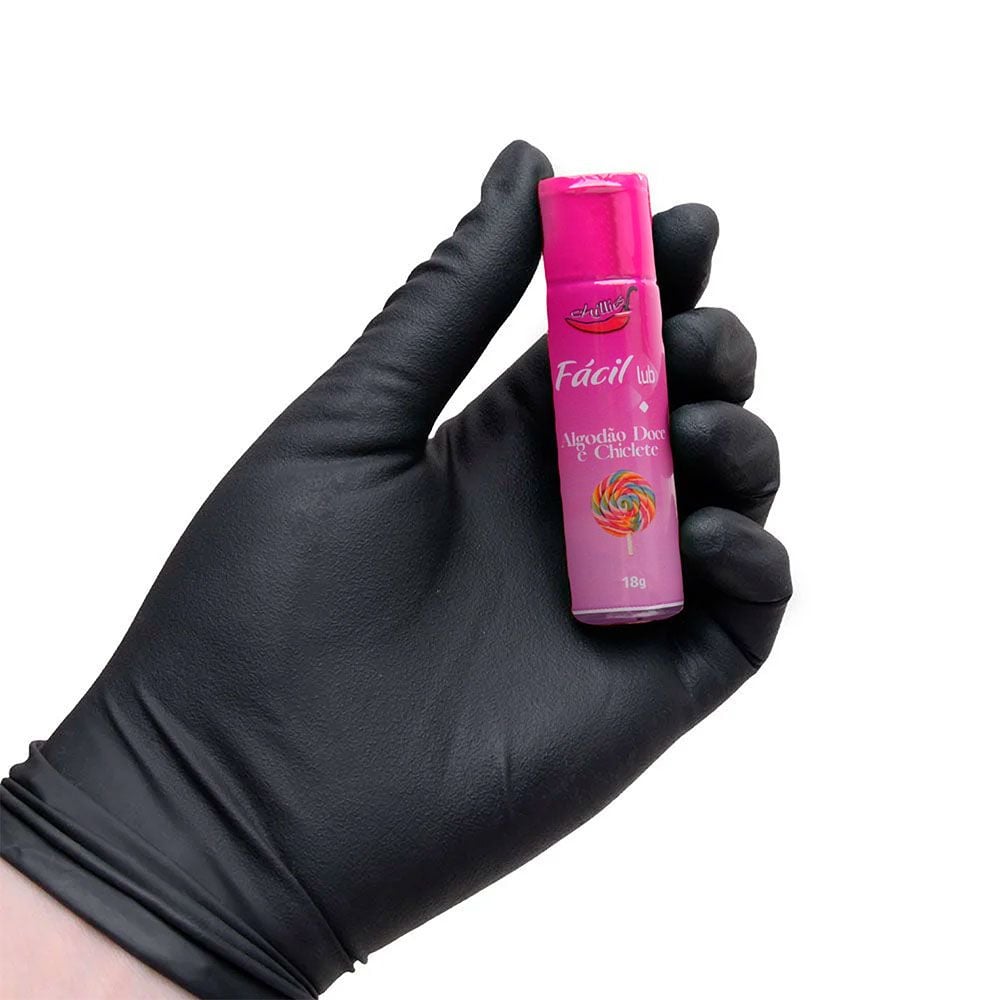 Fácil Lub Gel Aromático - 18G - Chillies Algodão Doce e Chiclete Mão