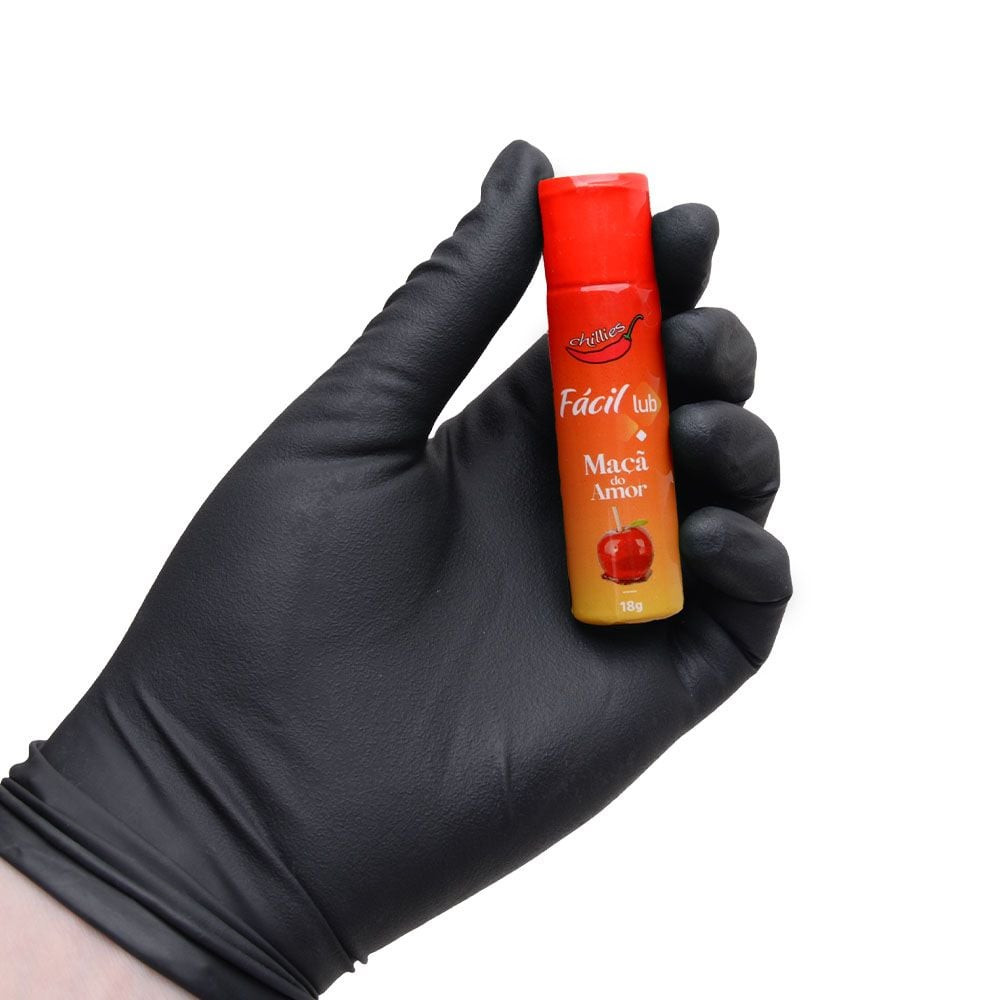 Fácil Lub Gel Aromático - 18G - Chillies Maçã do Amor Mão