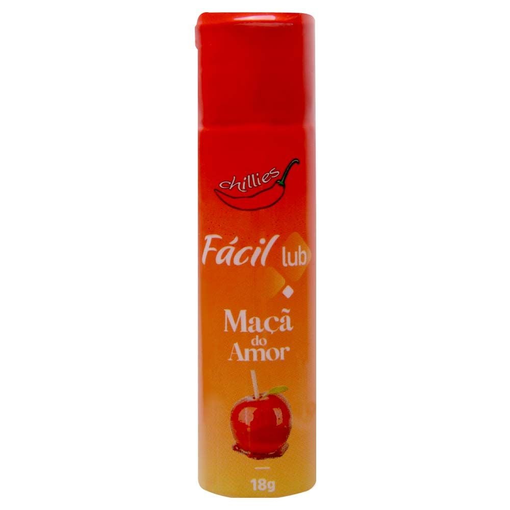 Fácil Lub Gel Aromático - 18G - Chillies Maçã do Amor