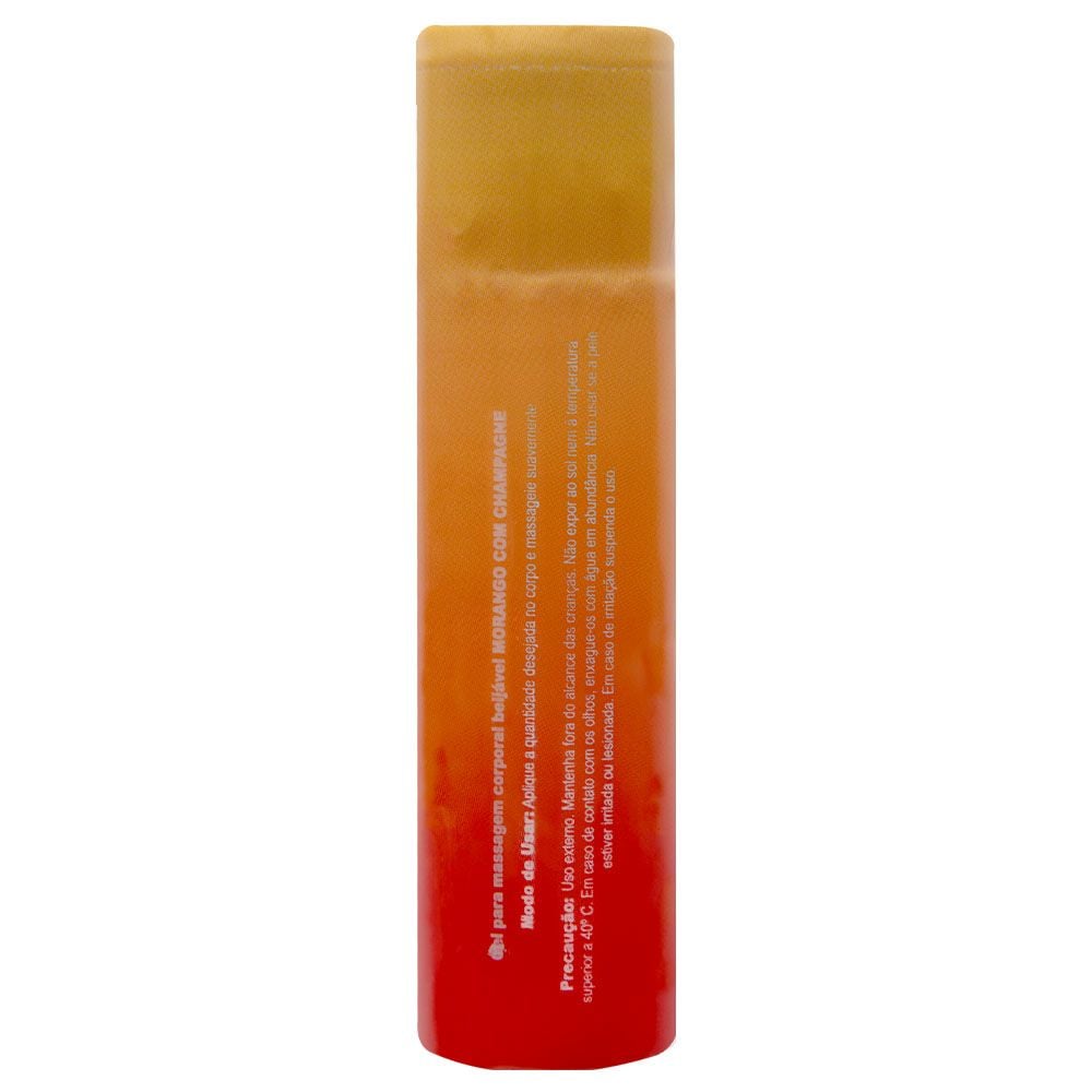 Fácil Lub Gel Aromático - 18G - Chillies Morango com Champagne Verso