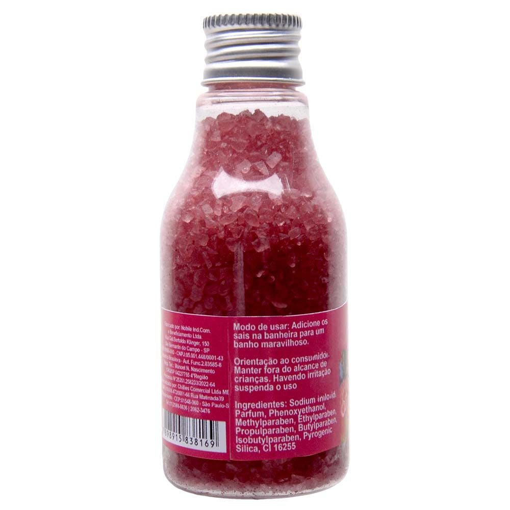 Sais De Banho Aromático Sensual - 80G - Chillies Frutas Vermelhas Verso