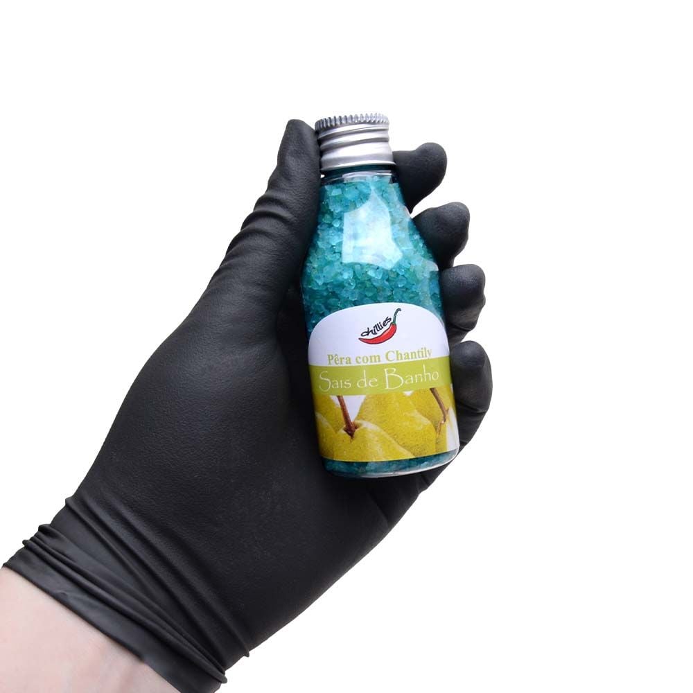 Sais De Banho Aromático Sensual - 80G - Chillies Pera Com Chantily Mão