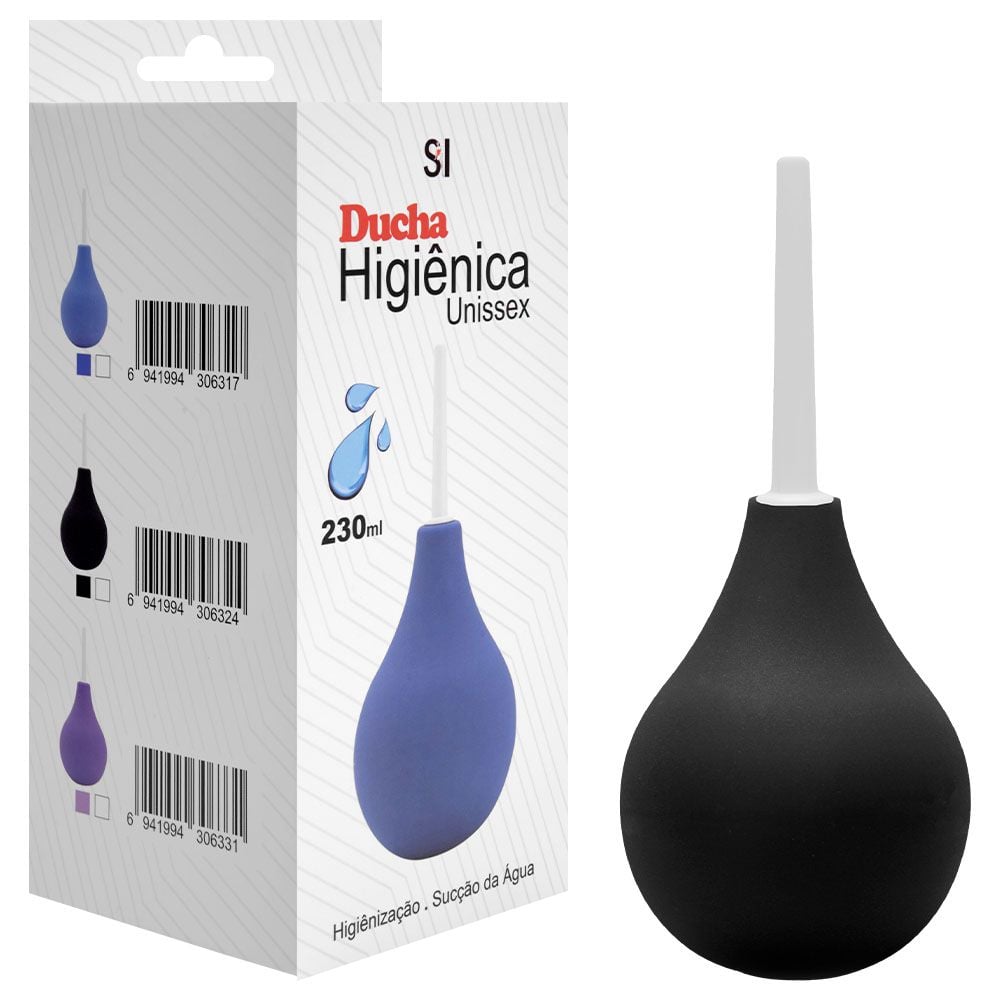 Ducha Higiênica Rectal Syringe - Preta - 230ml - Sexy Import (3)
