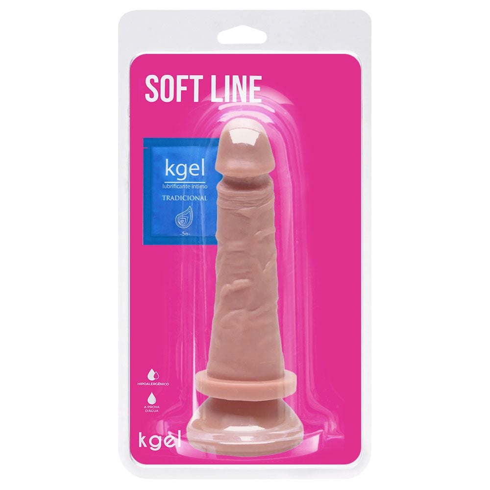 Pênis De Borracha Com Ventosa - 17,5 X 3,8cm - Kgel (3)