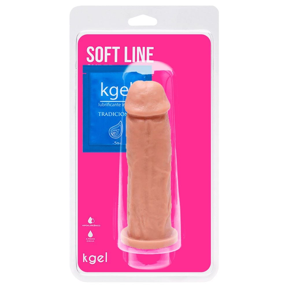 Pênis De Borracha Maciço - 18 X 4,7Cm - Kgel (3)