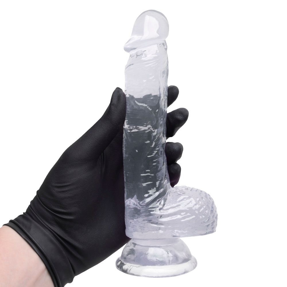 Pênis Escroto Transparente 20,5 X 3,8cm (4)