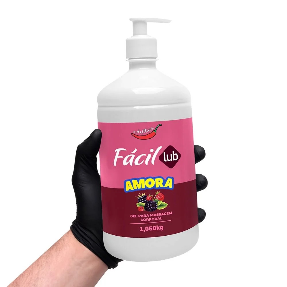 Fácil Lub Gel Corporal AMORA 1050g - Chillies (2)