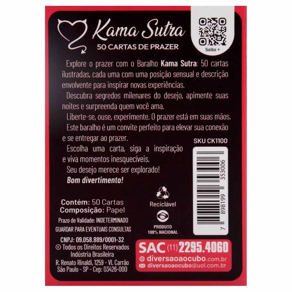 Kama Sutra 50 Cartas De Prazer - Diversão Ao Cubo (4)