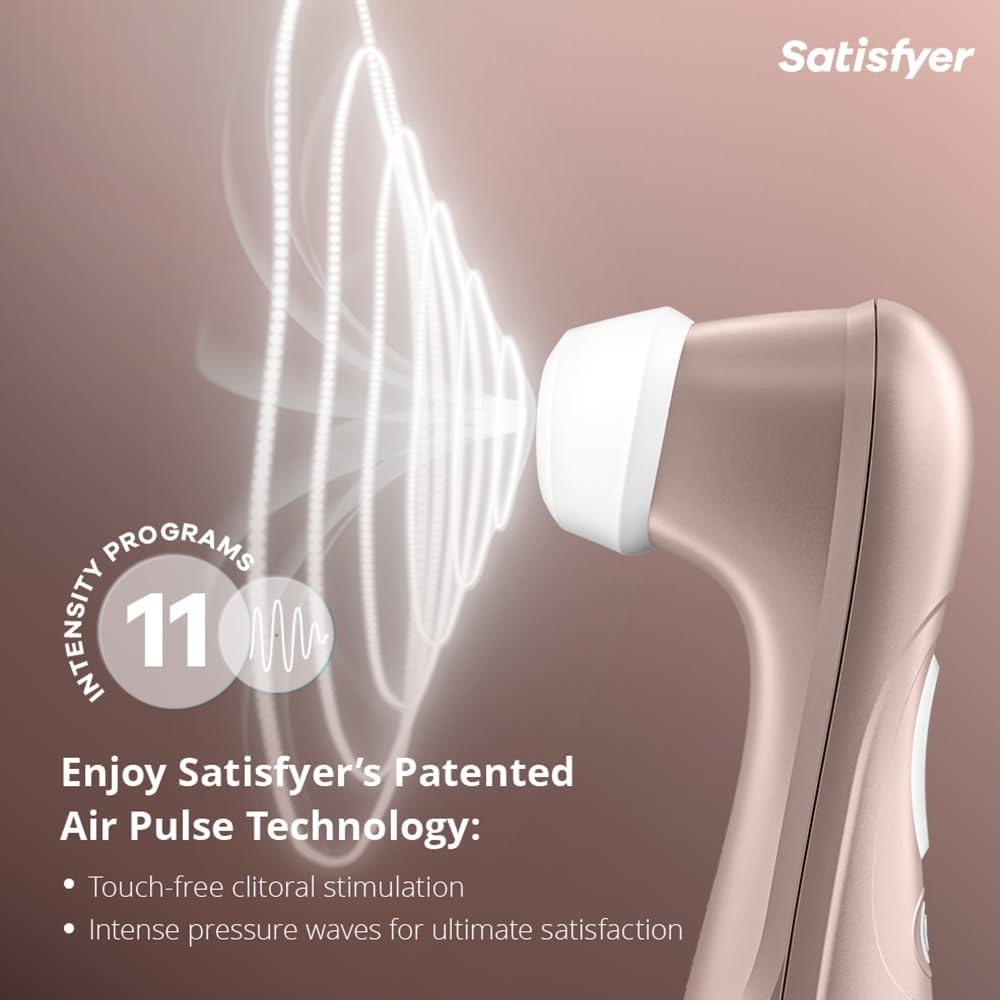Satisfyer Pro 2 Gen 2 Estimulador de Clitóris com Pulso de Ar Rosa Ouro (2)