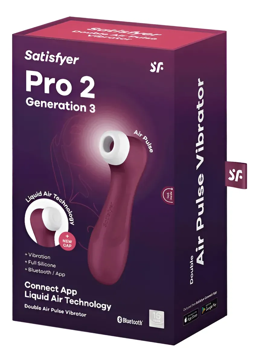 Satisfyer Pro 2 Gen 3 Estimulador de Clitóris com Pulso de Ar roxo (1)