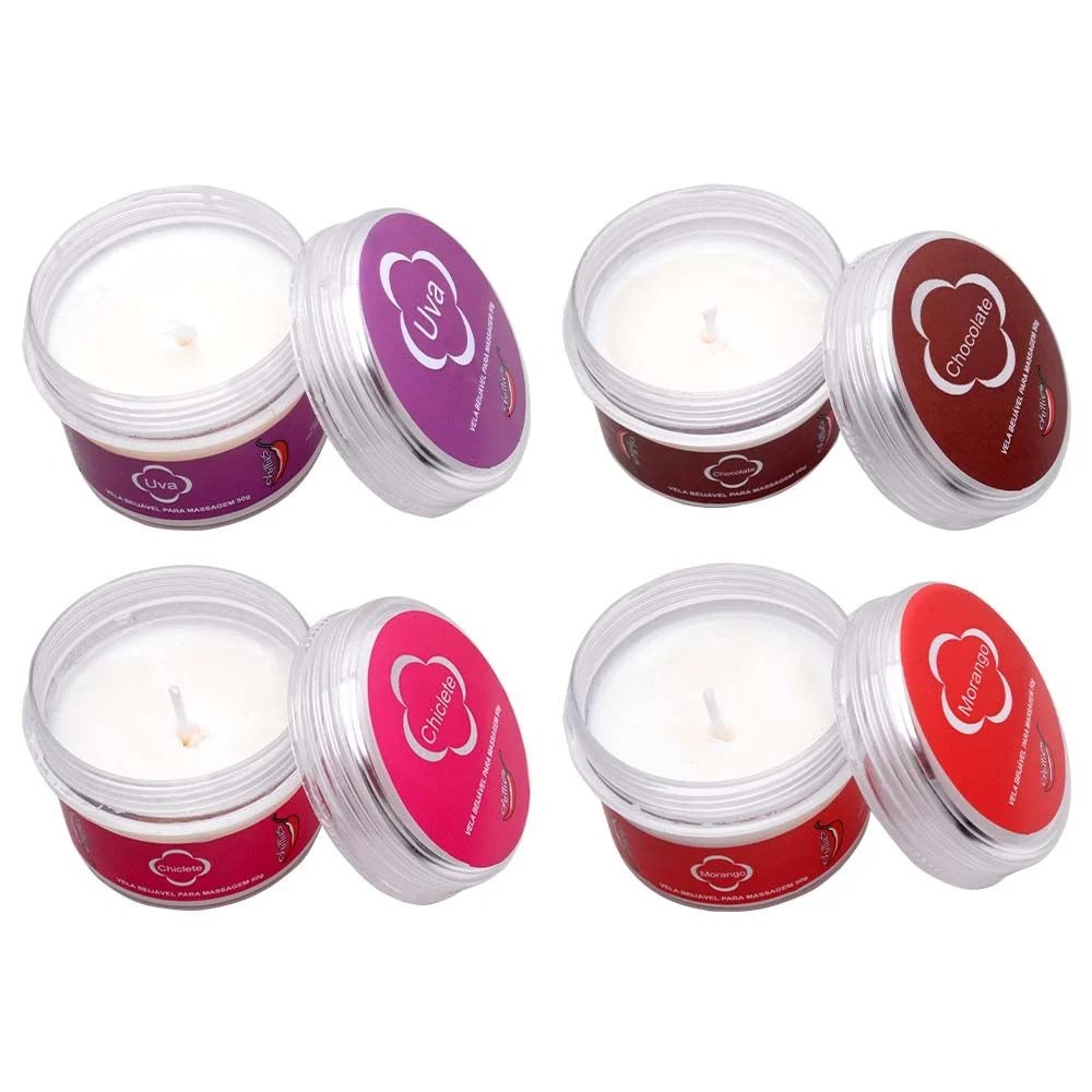 Vela Beijável Aromática Massagem 50g - Chillies (2)