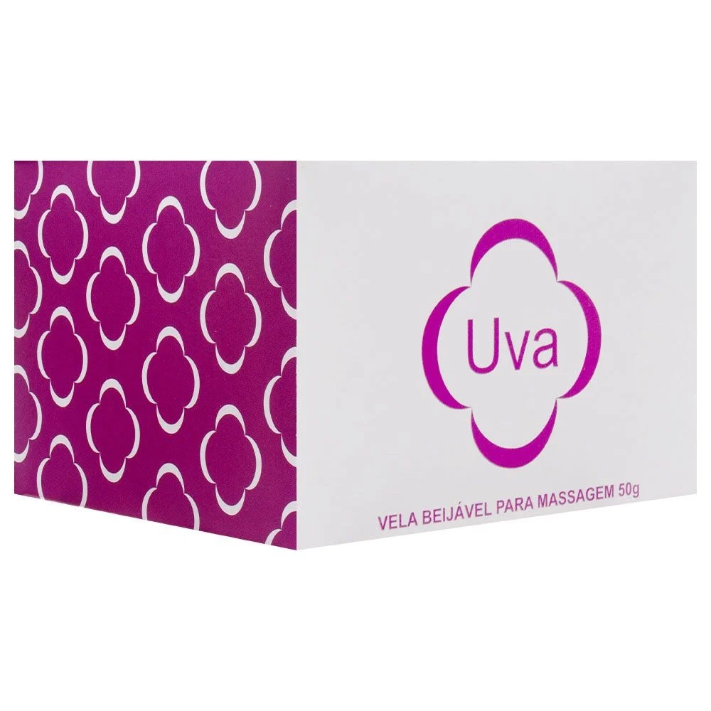 Vela Beijável Aromática Massagem 50g - Chillies (Uva)(1)