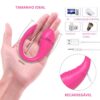 Vibrador Casal Controle Aplicativo Pink 10 Modos de Vibração Recarregável (4)