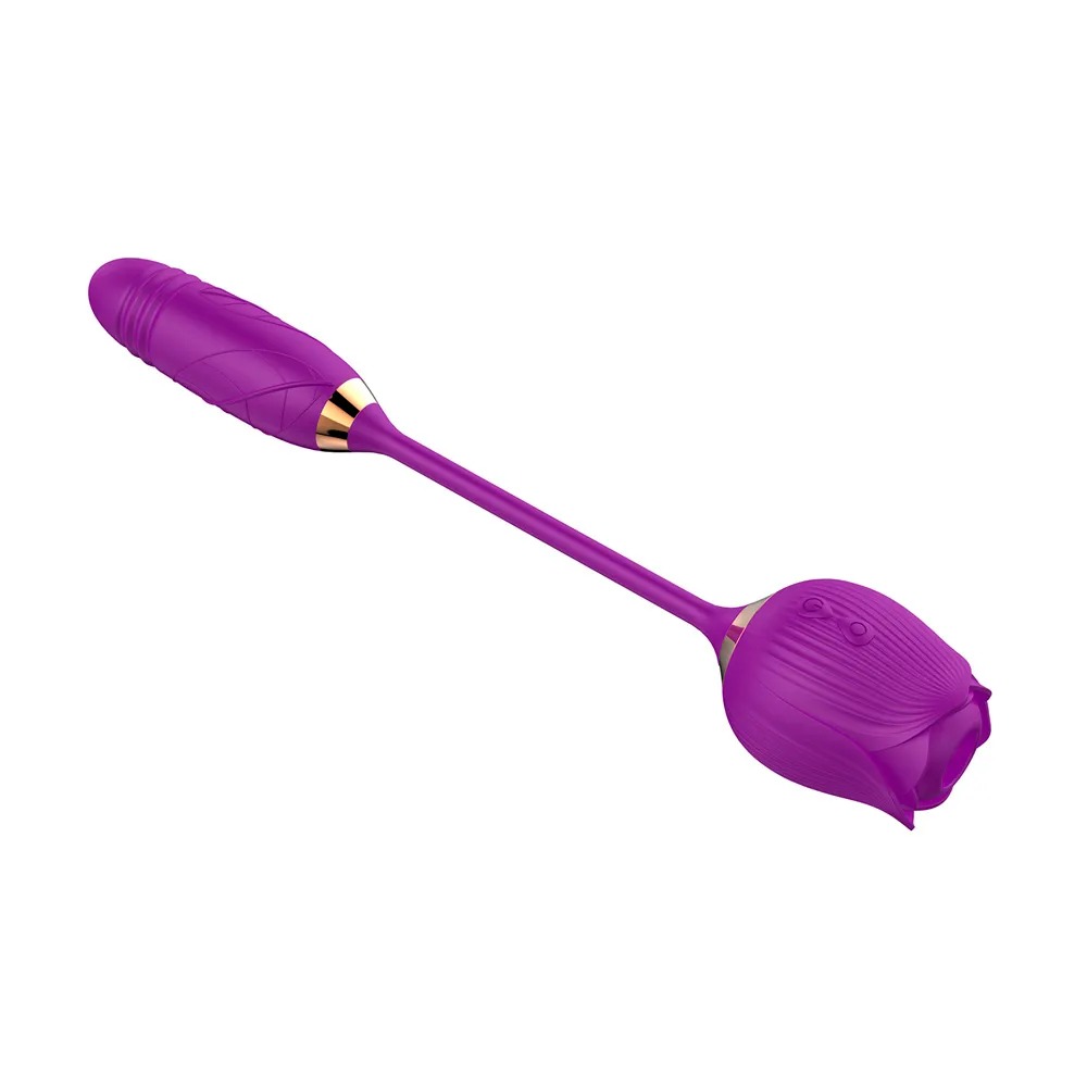 Vibrador Duplo com 10 Modos de Vibração, Pulsação e Vai e Vem Vip Mix (1)