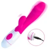 Vibrador Estimulador Duplo Clitóris Vagina Recarregavel ROSA (1)