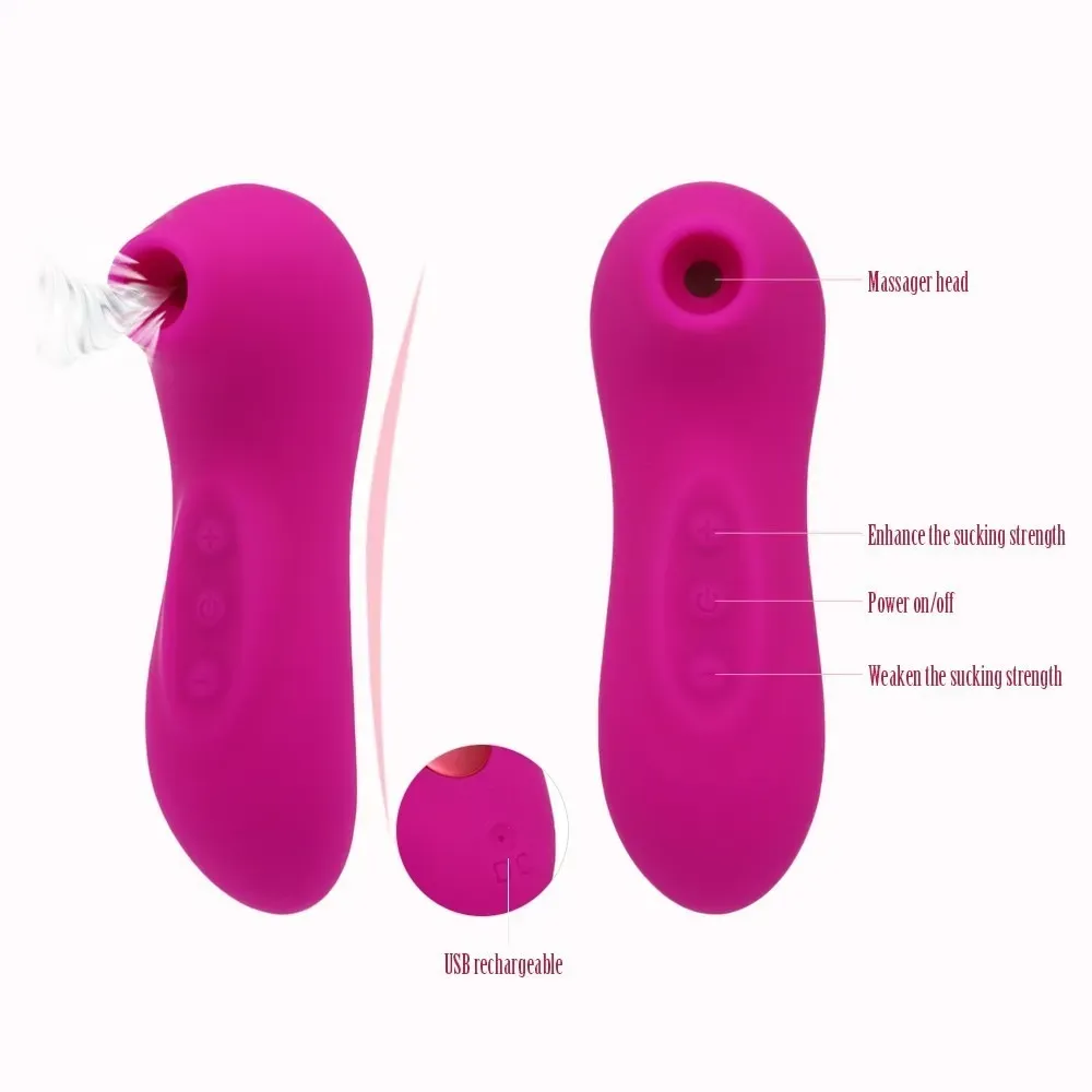 Vibrador Estimulador Sugador 10 Funções ROSA (2)