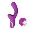 Vibrador Feminino Sugador com Estimulação Ponto G Roxo (2)