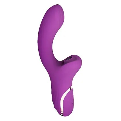 Vibrador Feminino Sugador com Estimulação Ponto G Roxo (3)