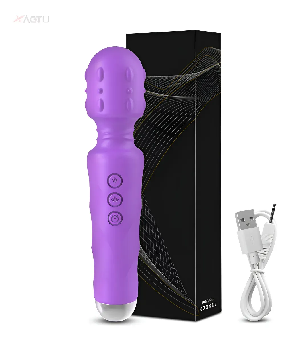 Vibrador Masturbador Varinha Mágica 20 Modos de Vibração (1)