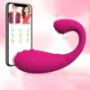 Vibrador Ponta Dupla Texturizada Recarregavel com Aplicativo (2)