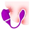 Vibrador Recarregavel com Sugador de Clitoris ROXO (5)