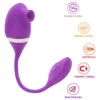 Vibrador Recarregavel com Sugador de Clitoris ROXO (6)