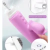 Vibrador Vai E Vem Com Massageador De Clitoris Lingua e Aquecedor (4)