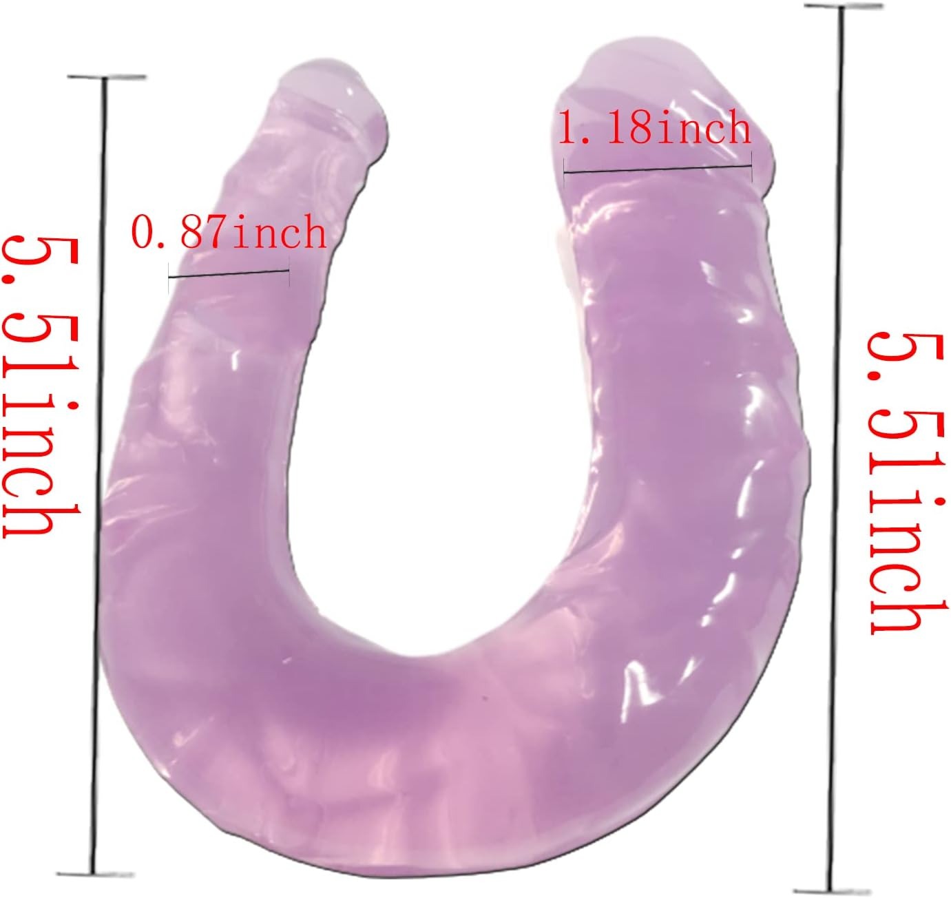 Penis para Penetração Dupla 28 x 3 2,2 cm Rosa (2)