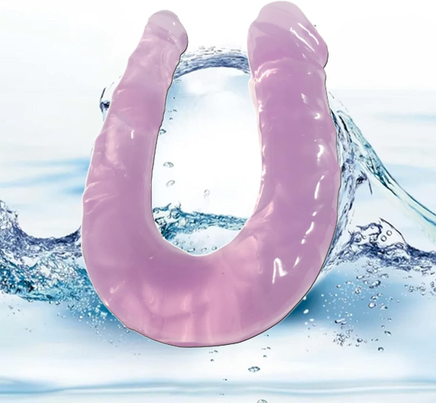 Penis para Penetração Dupla 28 x 3 2,2 cm Rosa (3)