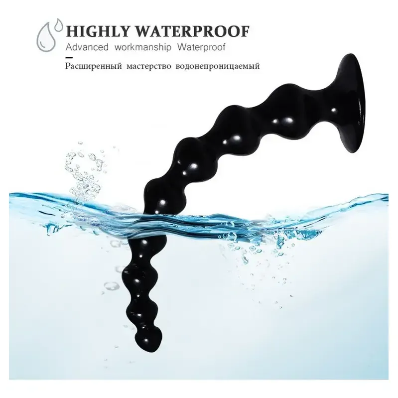 Plug Anal 36 x 5 cm Escalonado De Borracha De 8 Bola (6)