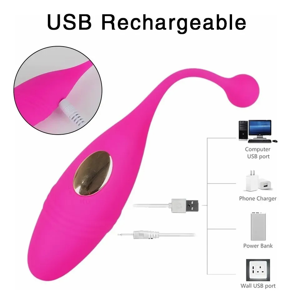 Vibrador Controle Remoto Ovo Para Mulheres Sem Fio Ponto G (2)