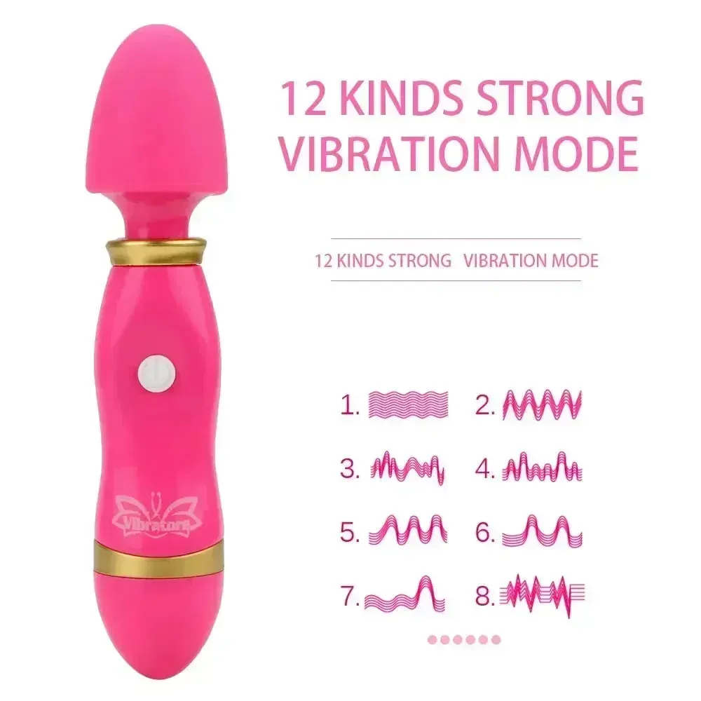 Vibrador Varinha Mágica BRANCO - Vibrators (1)
