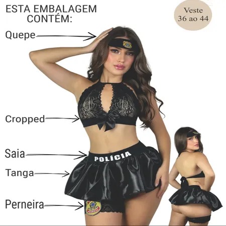 Fantasia Sexy Luxo Policia Federal (1)