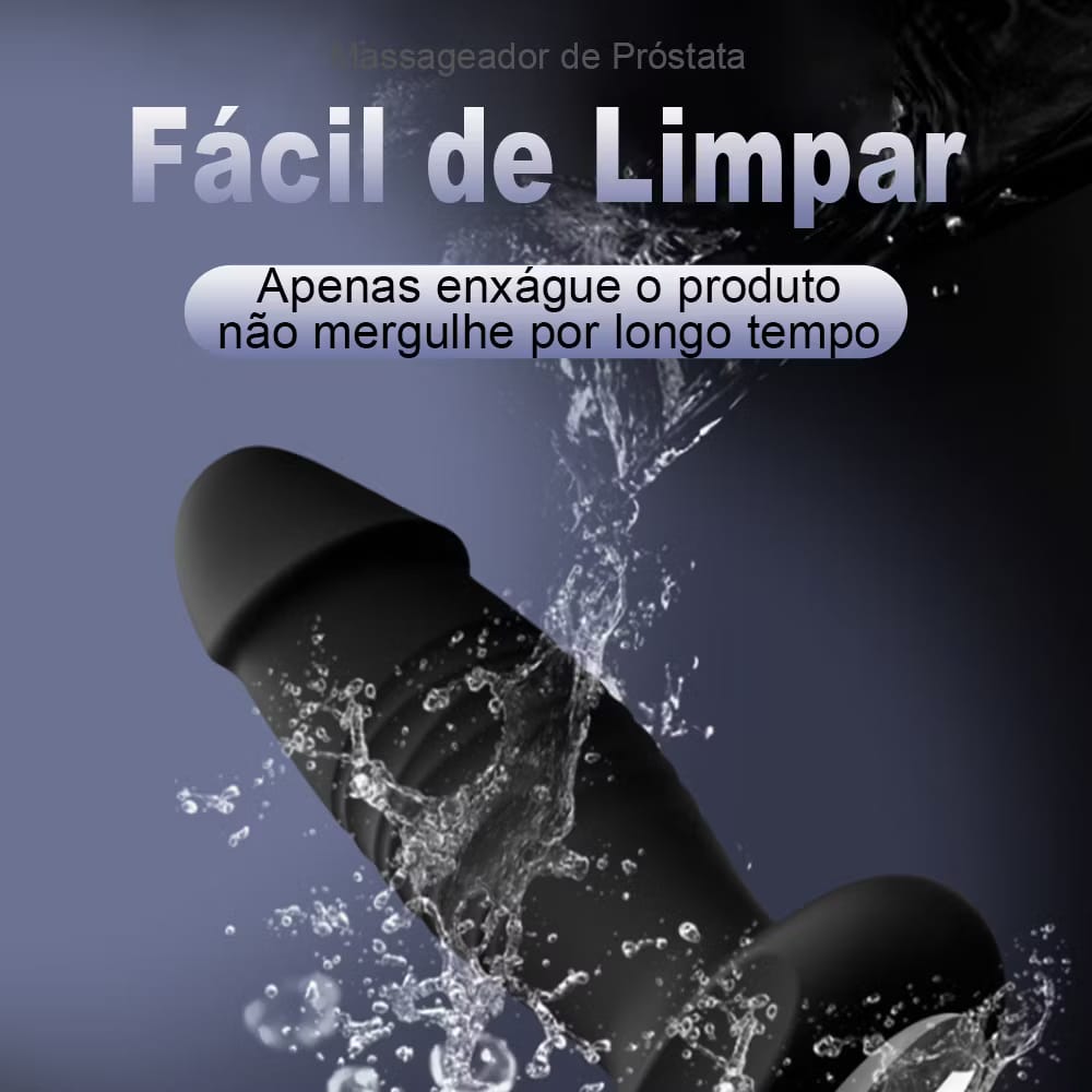 Anel peniano Vibratorio com plug anal controle aplicativo (3)