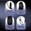 Anel peniano Vibratorio com plug anal controle aplicativo (6)